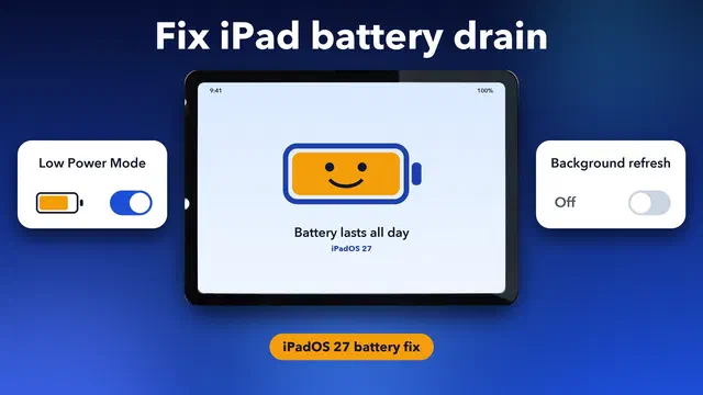 How to fix iPad battery drain after the iPadOS 27 update